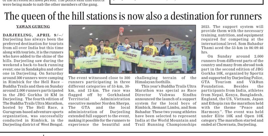 The queen of the hill stations is now also a destination for runners